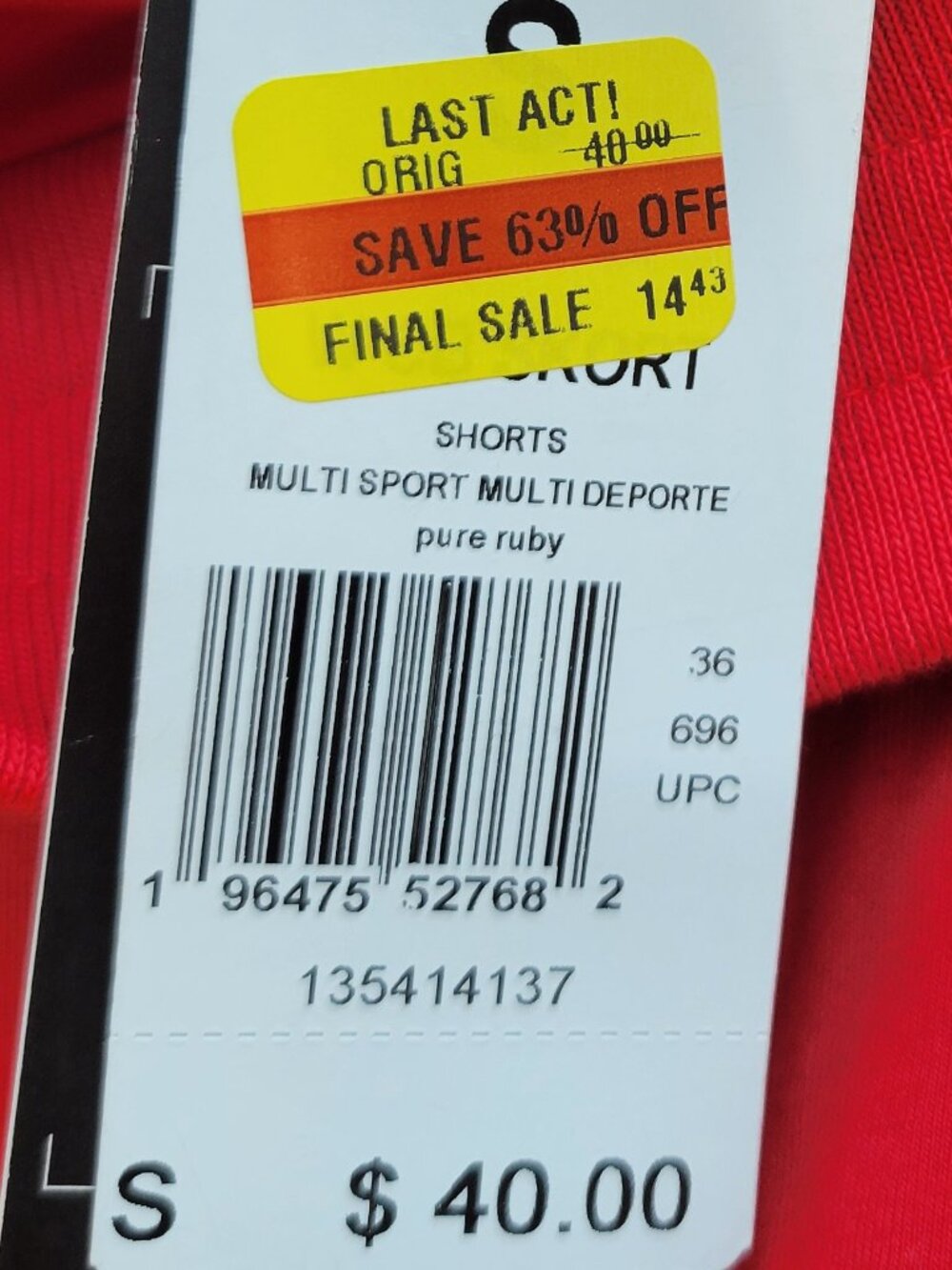 Essentials Color-Pop Cotton Skort - Picture 5 of 8